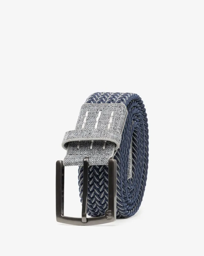 Accessories Belts TravisMathew CHEERS 20 STRETCH WOVEN BELT Dark Bluedark Grey