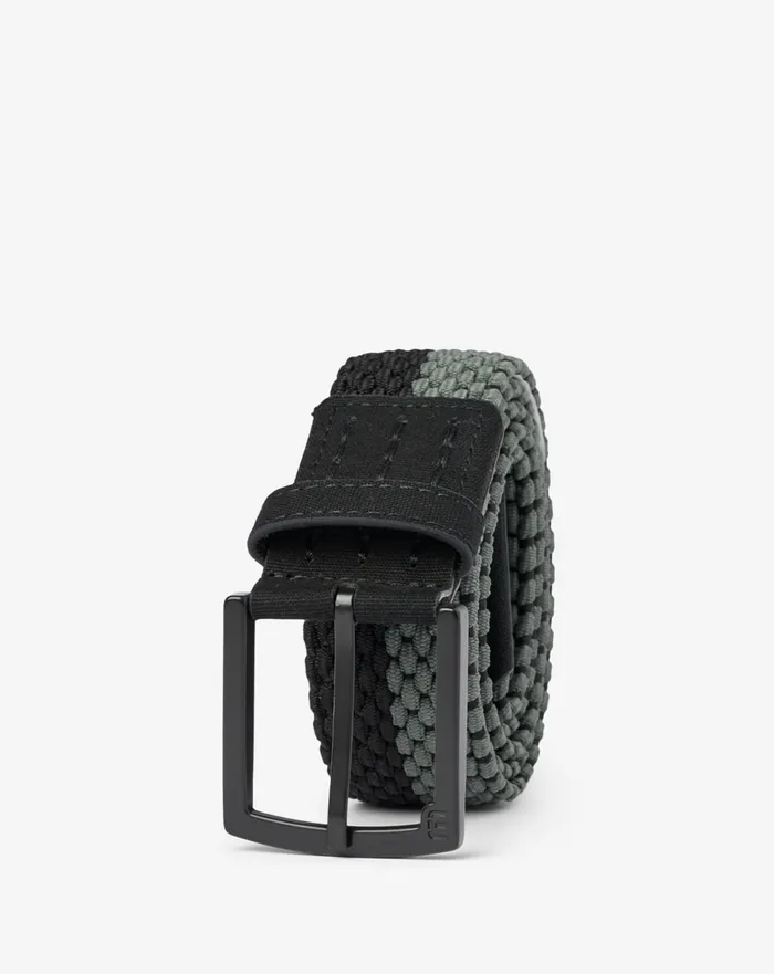 Accessories Belts TravisMathew NOON HEAT STRETCH WOVEN BELT Dark Olive