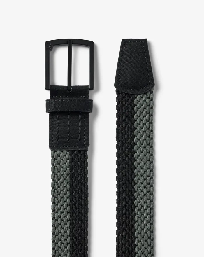 Accessories Belts TravisMathew NOON HEAT STRETCH WOVEN BELT Dark Olive