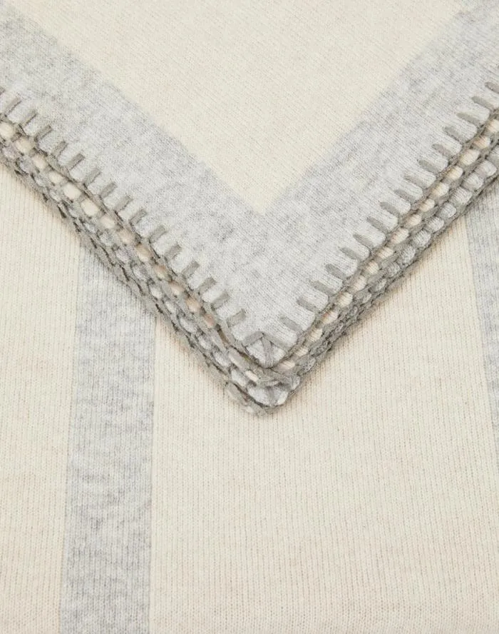 Accessories Cashmere Blanket Oatmeal Multi Lafayette 148 New York Winter Accessories