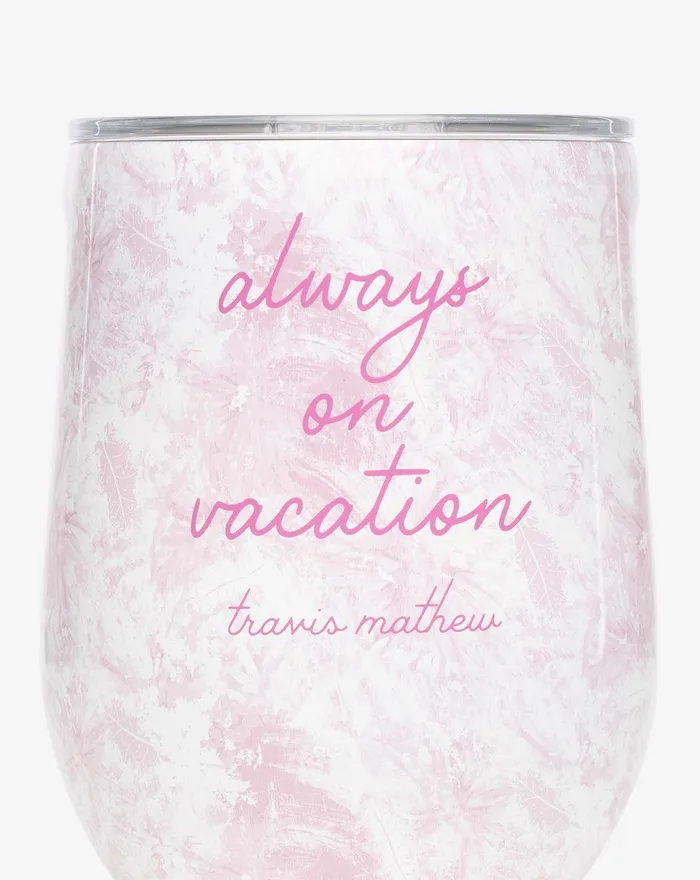 Accessories Drinkware TravisMathew BEACH HOPPING STEMLESS Lilac Snow
