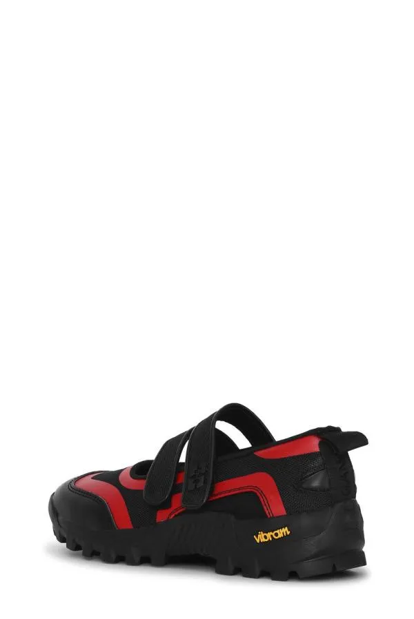 Accessories GANNI Shoes Red Performance Velcro Mary Jane Ballerinas Fiery Red Accessories GANNI Shoes Red Performance Velcro Mary Jane Ballerinas Fiery Red