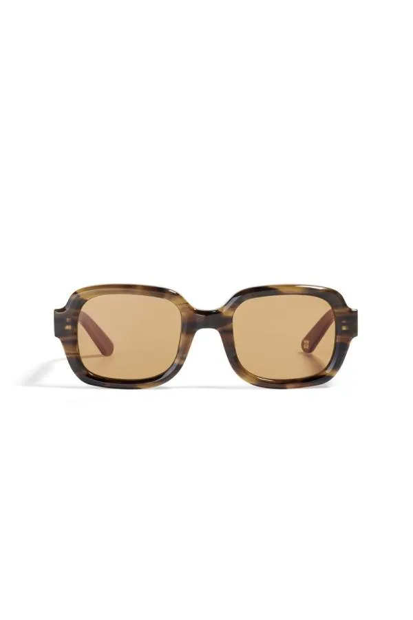 Accessories GANNI Sunglasses X ACE and TATE TWIGGY SUNGLASSES Tobacco Brown