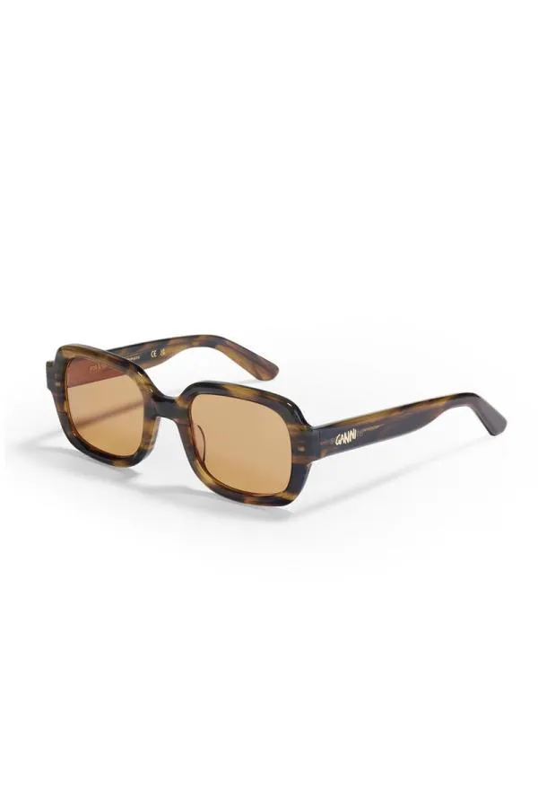 Accessories GANNI Sunglasses X ACE and TATE TWIGGY SUNGLASSES Tobacco Brown