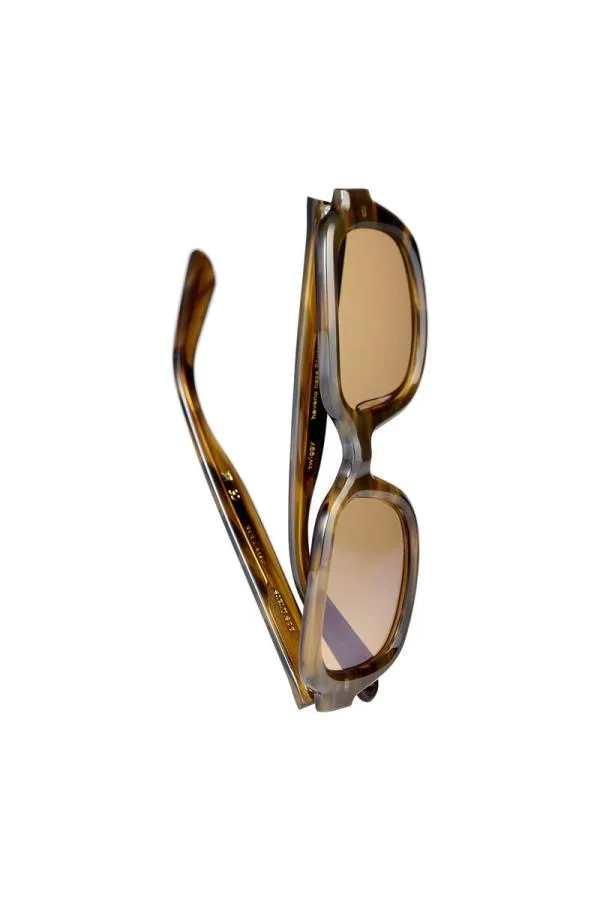 Accessories GANNI Sunglasses X ACE and TATE TWIGGY SUNGLASSES Tobacco Brown