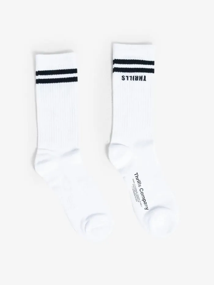 Accessories Minimal 5 Pack Sock White Thrills Socks