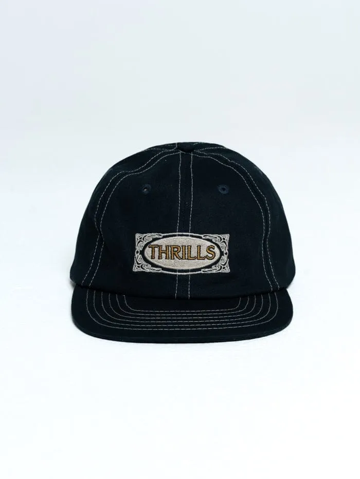 Accessories Rise Above 6 Panel Cap Ebony Thrills Hats