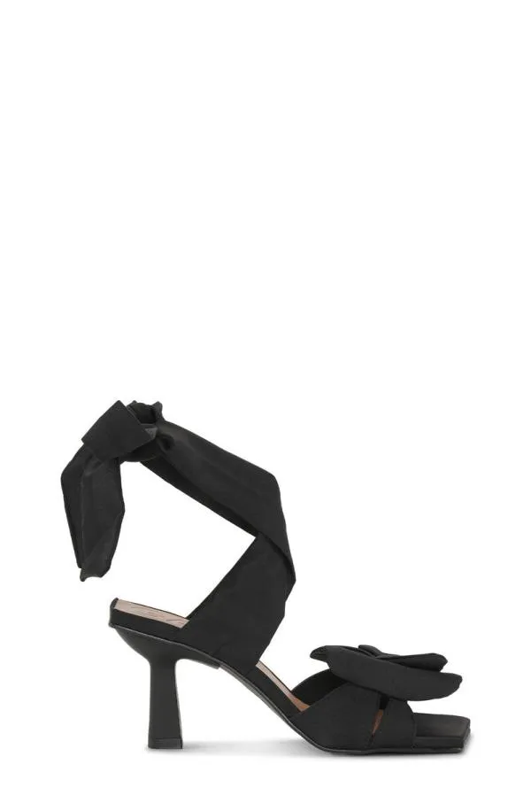 AccessoriesShoes GANNI Heels Soft Bow Sandals Black