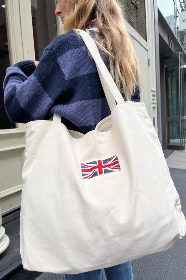 Accessories Union Jack Tote Bag Brandy Melville BAGS and BACKPACKS
