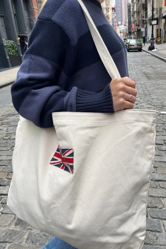 Accessories Union Jack Tote Bag Brandy Melville BAGS and BACKPACKS