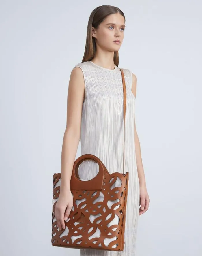 Accessories Vachetta Leather 8 Knot Basket BagLarge Copper Lafayette 148 New York Leather Accessories