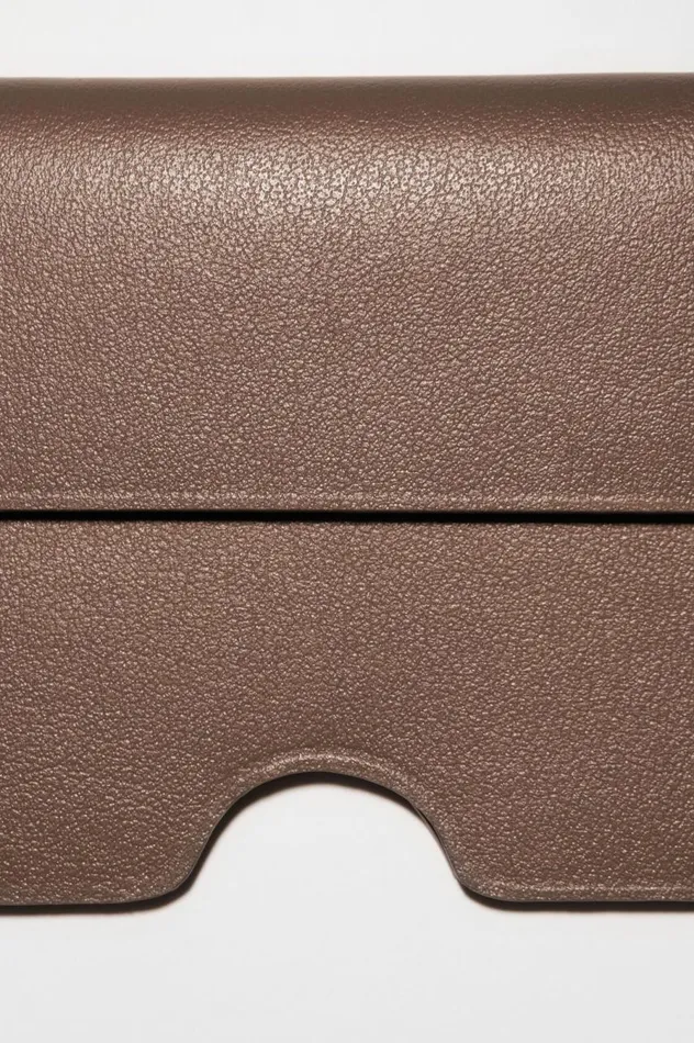 Acne Studios Card Holder Camel Brown Women Small Leather Goods