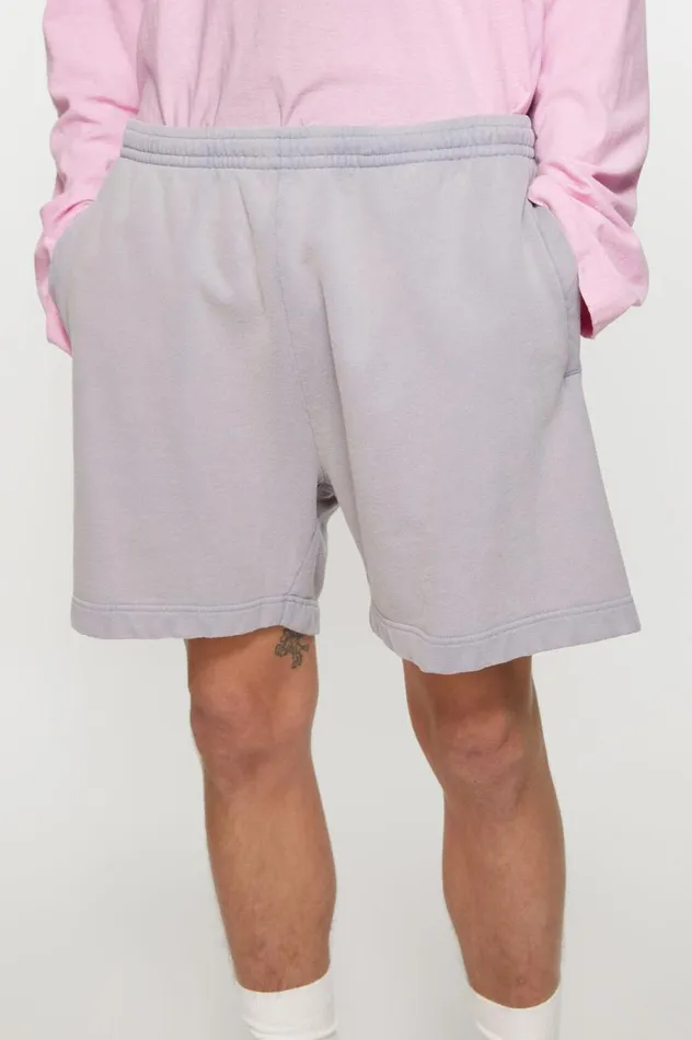 Acne Studios Cotton Shorts Dusty Purple Women Shorts