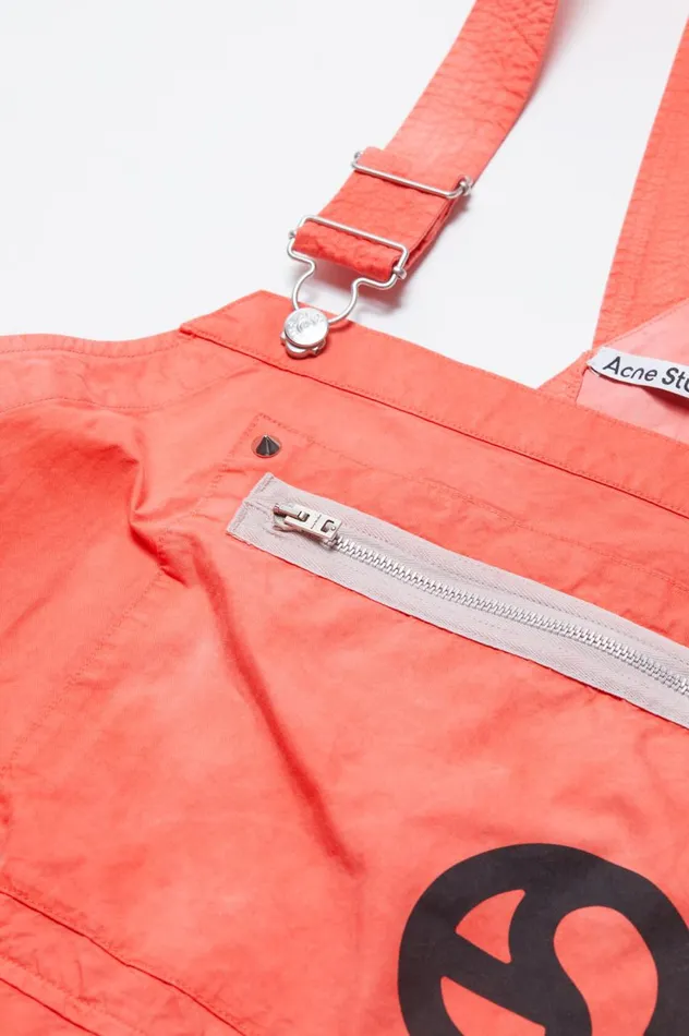 Acne Studios Dungarees Fluo Pink Men Trousers