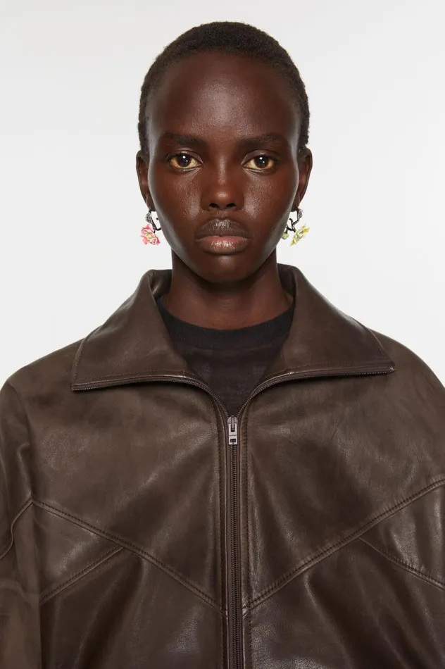 Acne Studios Flower Earrings Silverredyellow Women Jewellery
