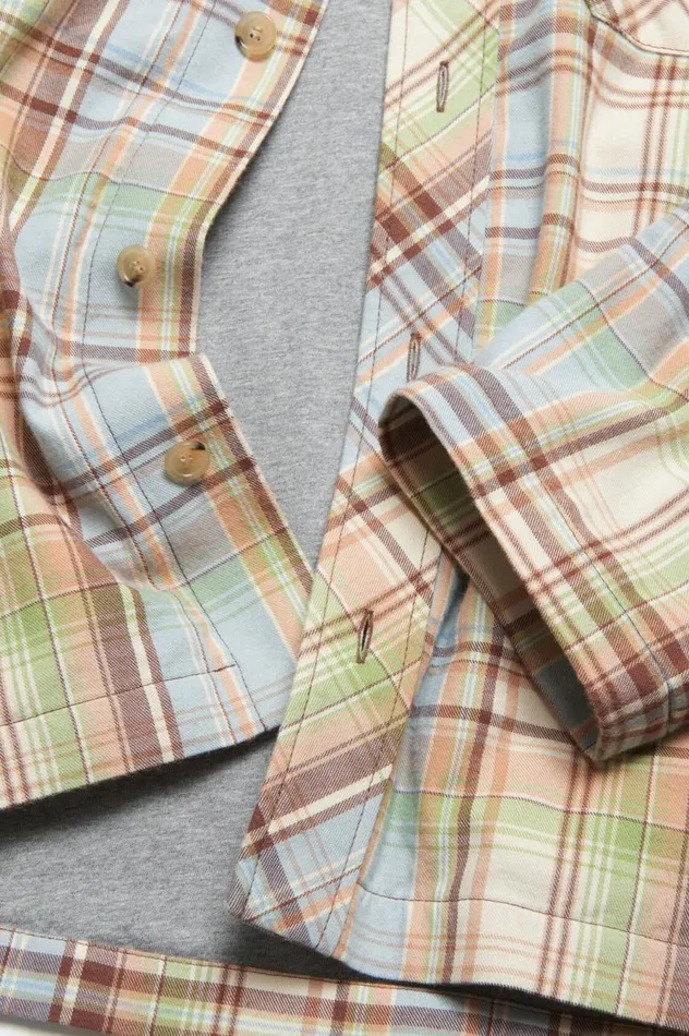 Acne Studios Hooded Overshirt Jacket Browngreen Women Outerwear