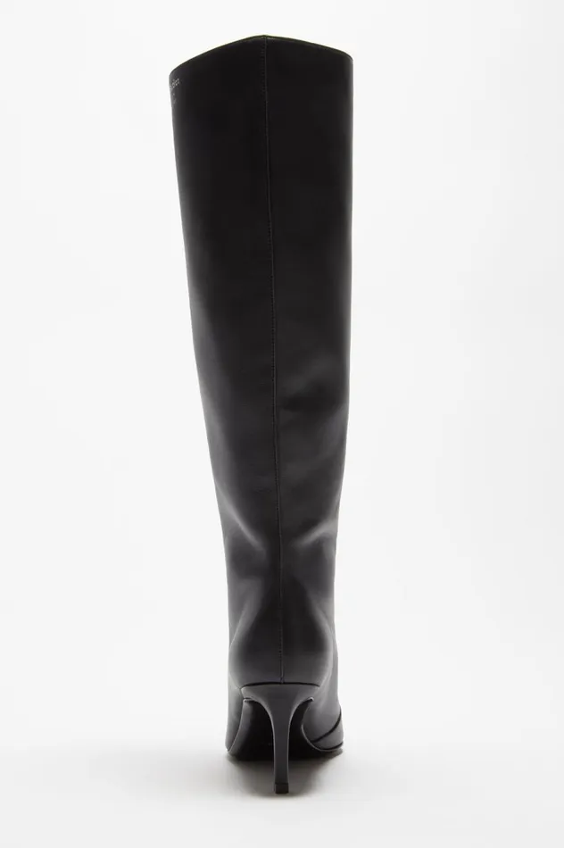 Acne Studios Leather Boots Black Women Shoes