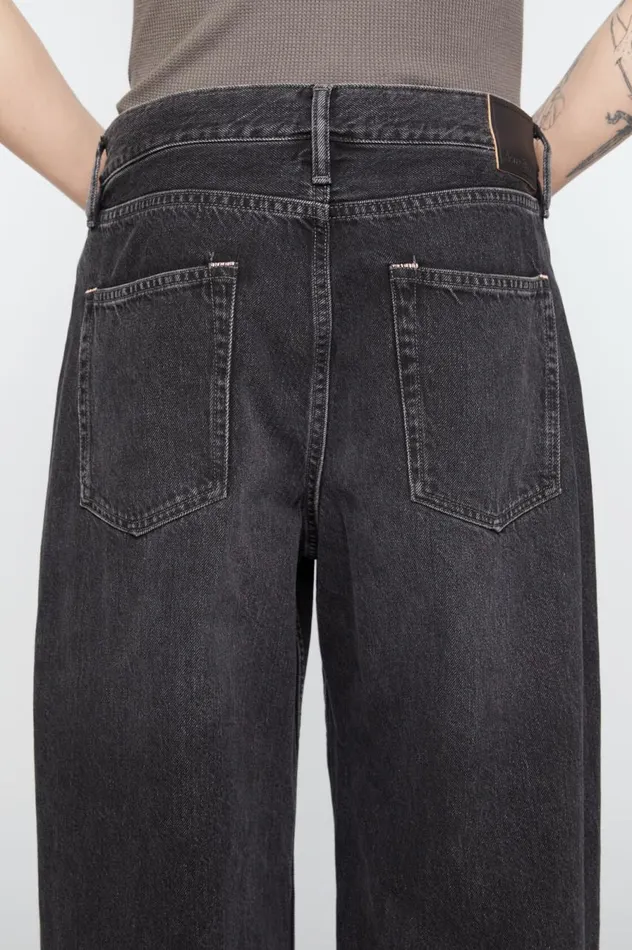 Acne Studios Loose Fit Jeans 8211 1981M Black Men Jeans