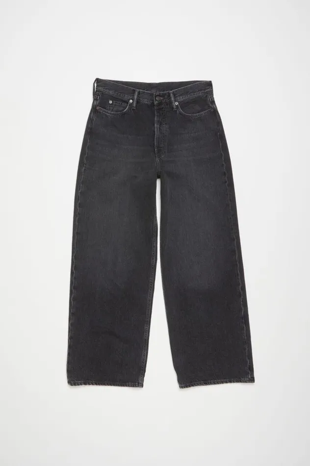 Acne Studios Loose Fit Jeans 8211 1981M Black Men Jeans