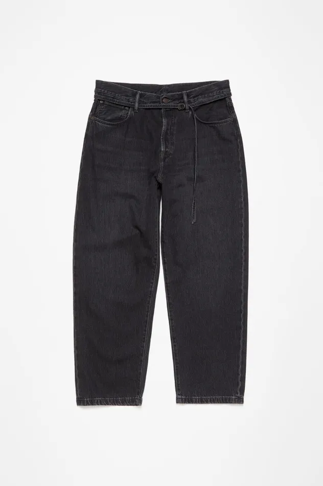 Acne Studios Loose Fit Jeans 8211 1991 Toj Black Men Jeans