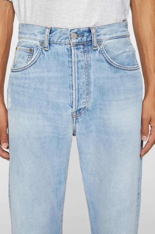 Acne Studios Loose Fit Jeans 8211 2021M Light Blue Men Jeans