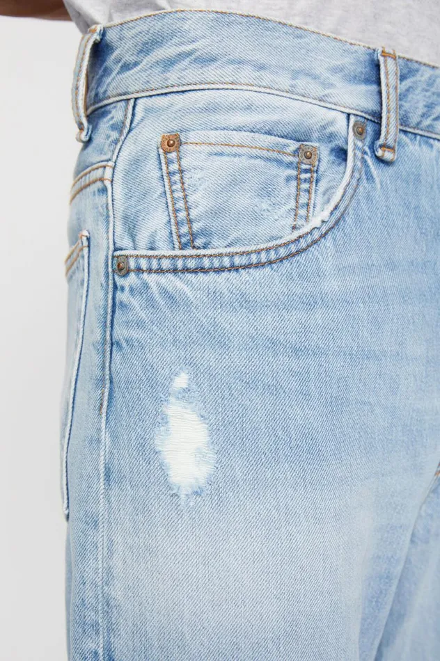 Acne Studios Loose Fit Jeans 8211 2021M Light Blue Men Jeans