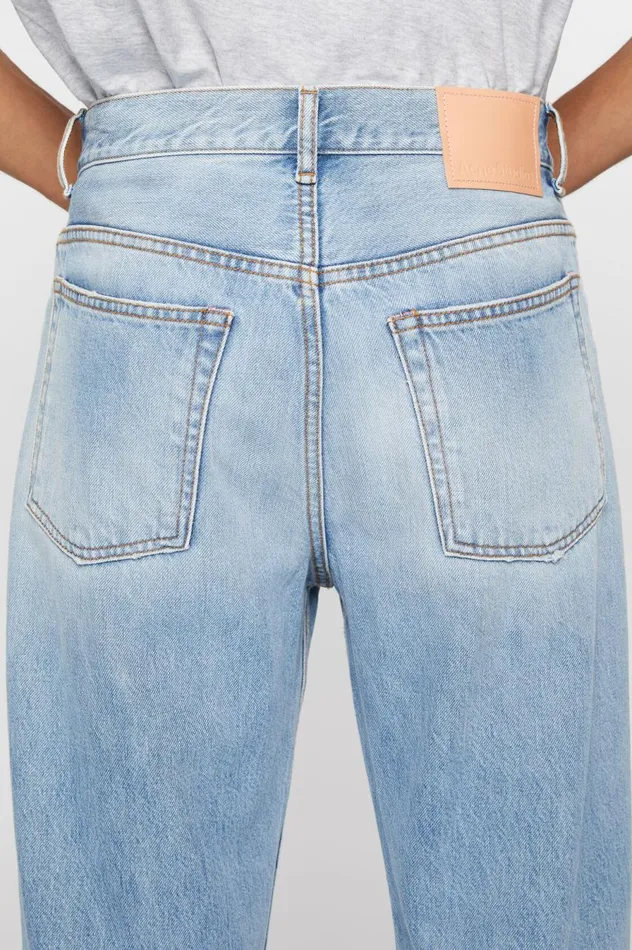 Acne Studios Loose Fit Jeans 8211 2021M Light Blue Men Jeans