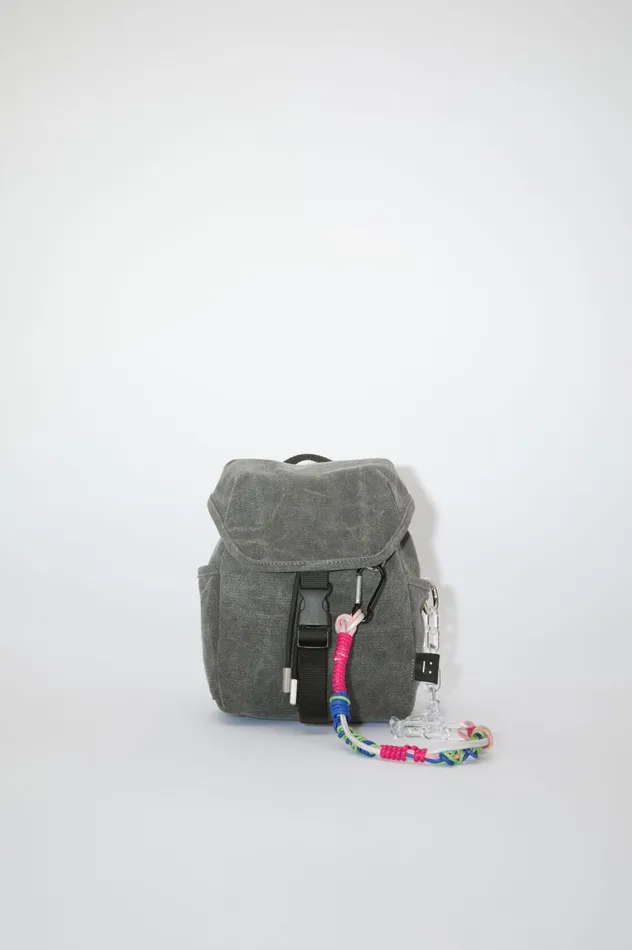 Acne Studios Mini Backpack Carbon Grey Women Bags