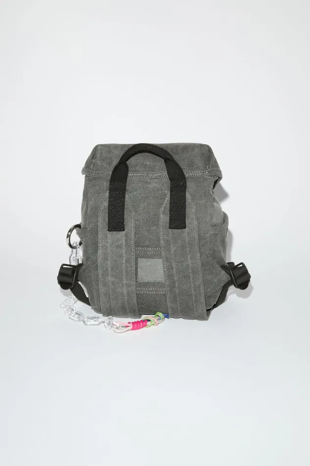 Acne Studios Mini Backpack Carbon Grey Women Bags