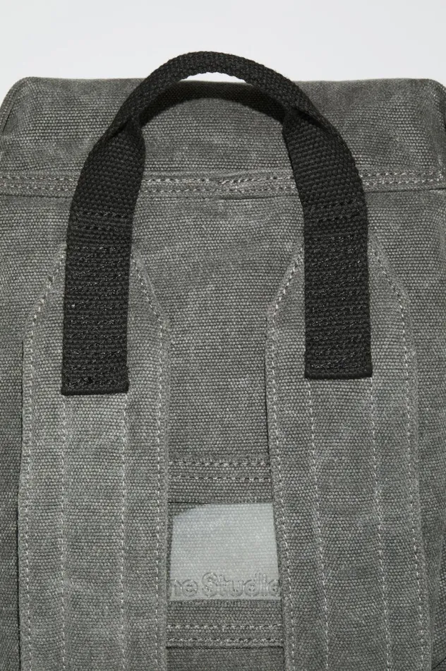 Acne Studios Mini Backpack Carbon Grey Women Bags