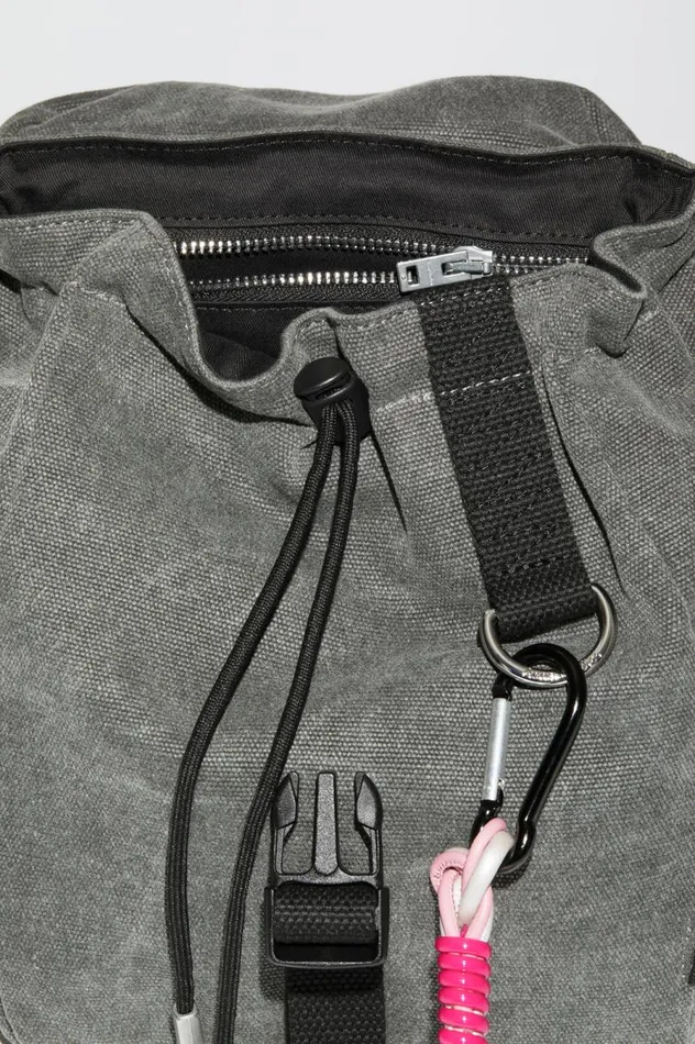 Acne Studios Mini Backpack Carbon Grey Women Bags