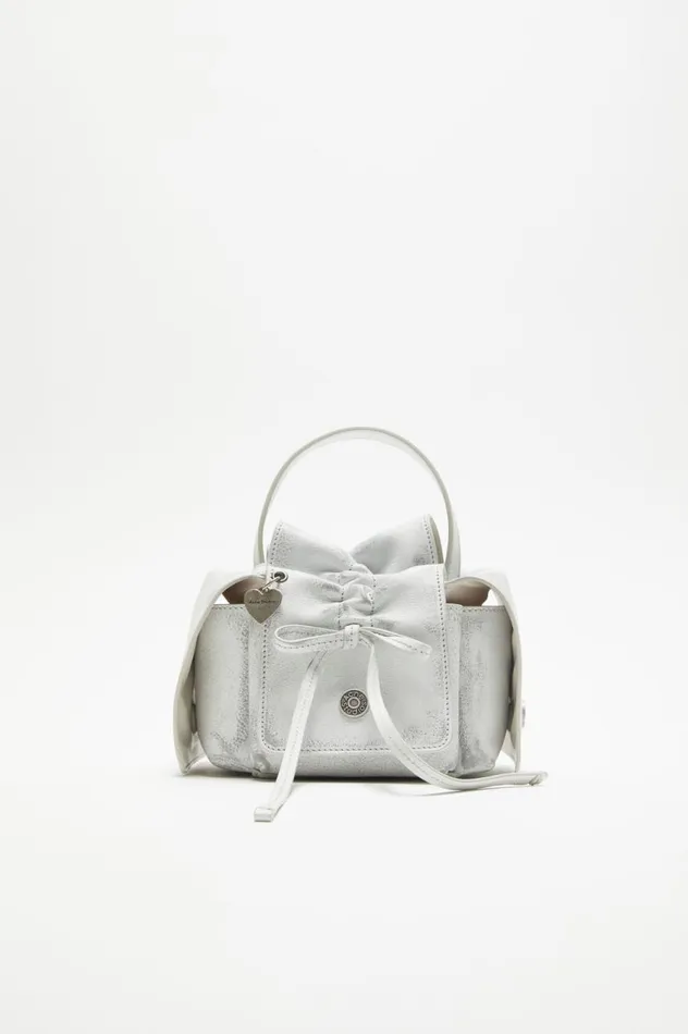 Acne Studios Multipocket Mini Bag Whitegrey Men Bags