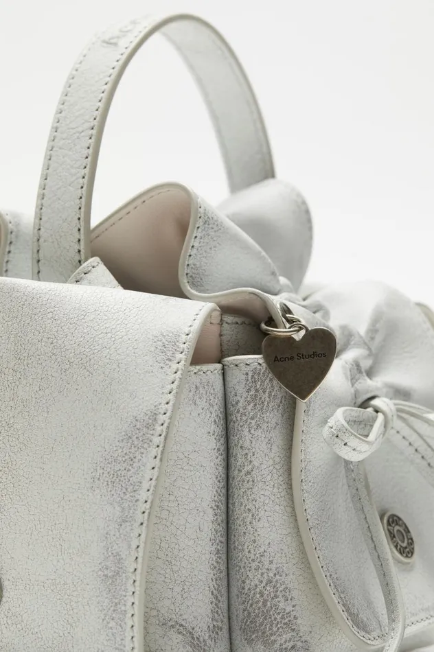 Acne Studios Multipocket Mini Bag Whitegrey Men Bags