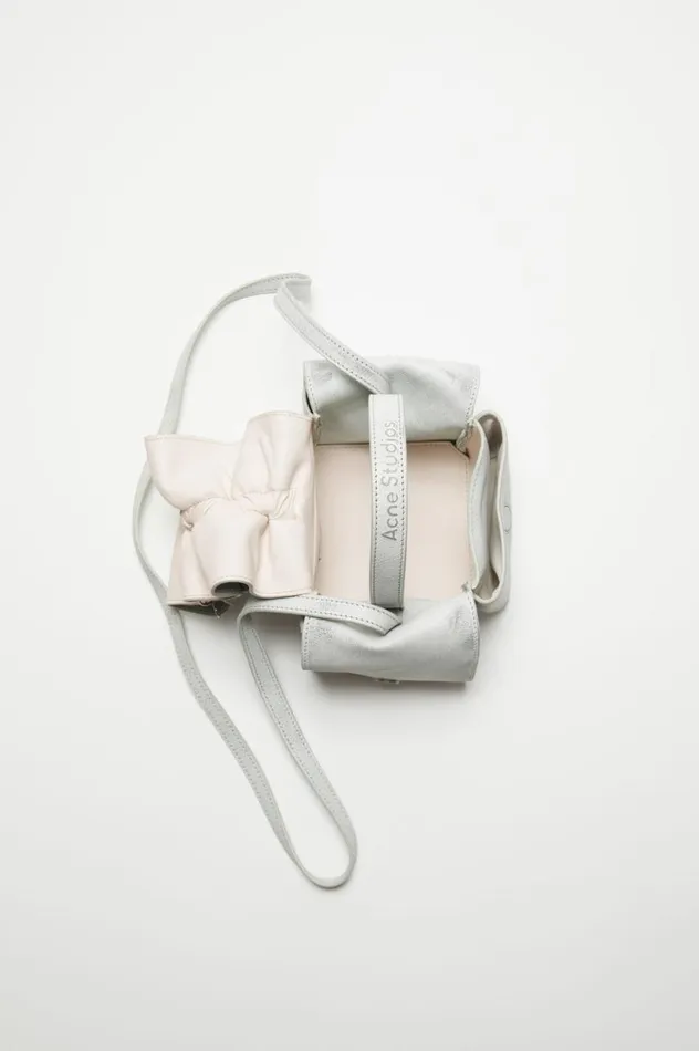 Acne Studios Multipocket Mini Bag Whitegrey Men Bags