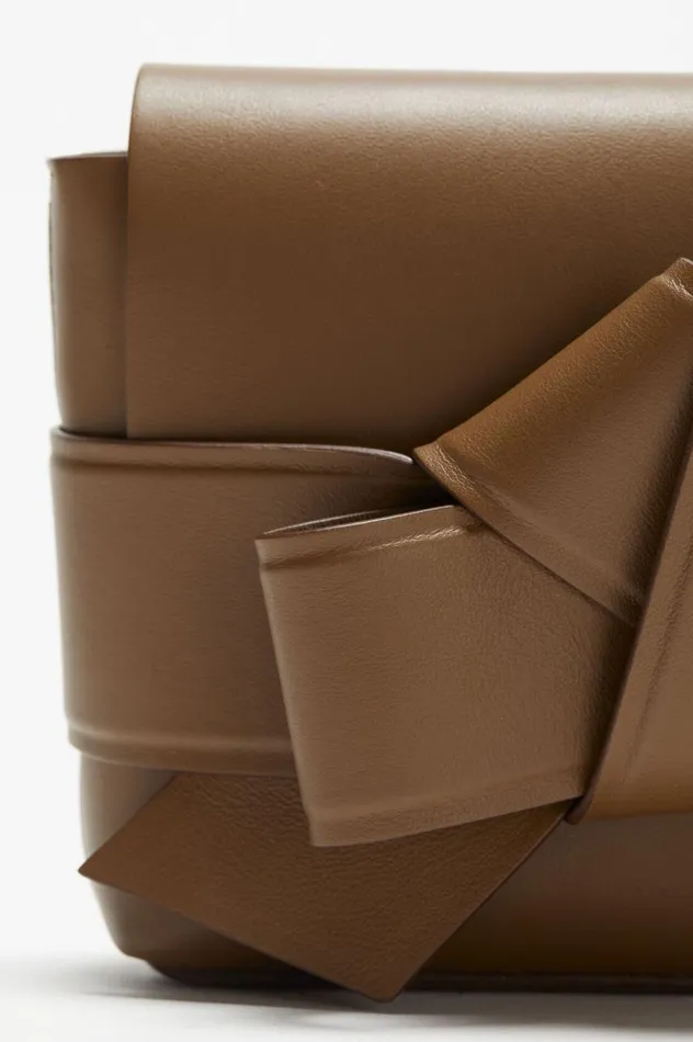 Acne Studios Musubi Mini Crossbody Bag Camel Brown Women Bags