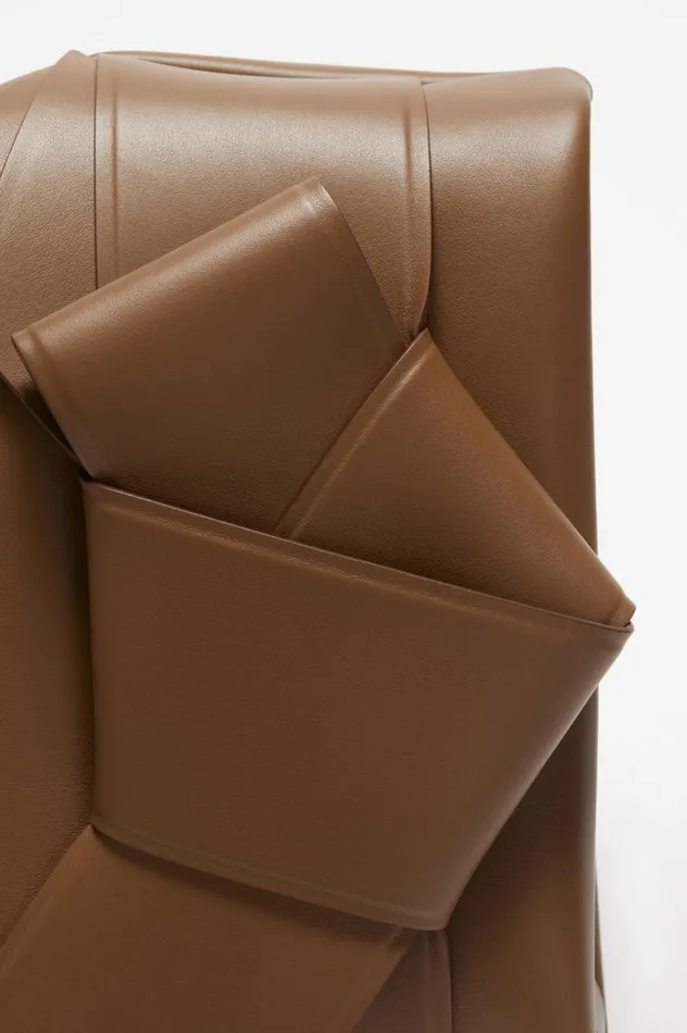 Acne Studios Musubi Shoulder Bag Camel Brown Women Bags