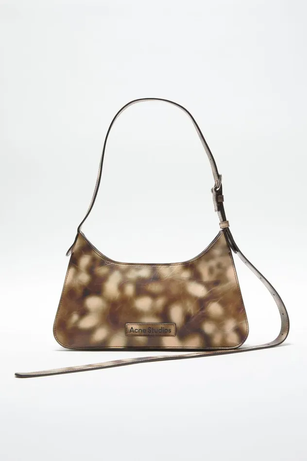 Acne Studios Platt Mini Shoulder Bag Multi Brown Men Bags