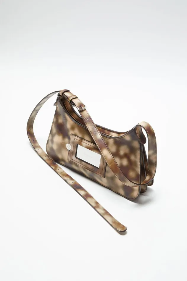 Acne Studios Platt Mini Shoulder Bag Multi Brown Men Bags
