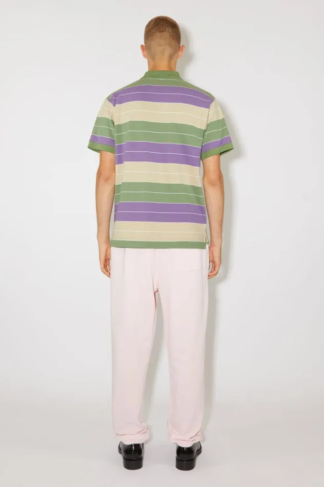 Acne Studios Polo Tshirt 8211 Regular Fit Purplegreen Women Tshirts