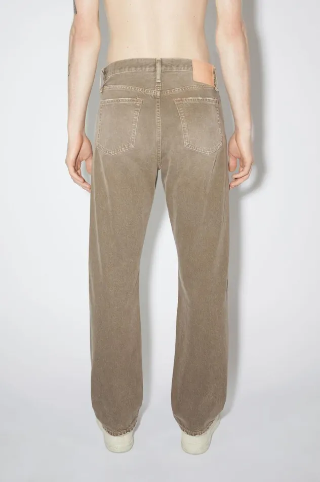Acne Studios Regular Fit Jeans 1996 Beige Men Jeans