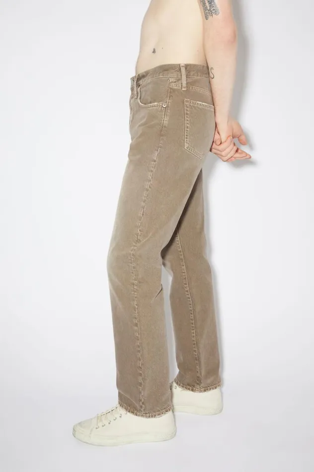 Acne Studios Regular Fit Jeans 1996 Beige Men Jeans