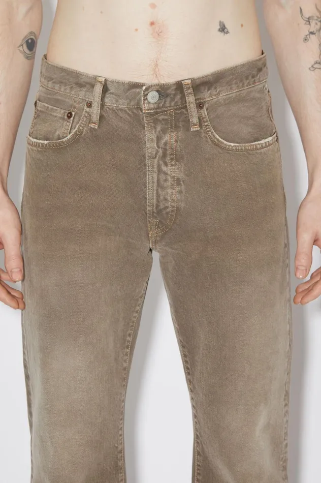 Acne Studios Regular Fit Jeans 1996 Beige Men Jeans