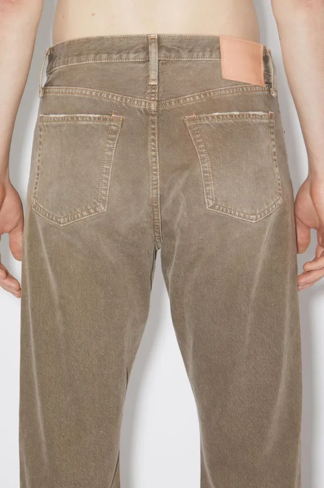 Acne Studios Regular Fit Jeans 1996 Beige Men Jeans