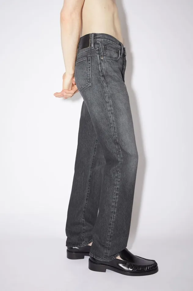 Acne Studios Regular Fit Jeans 1996 Black Men Jeans