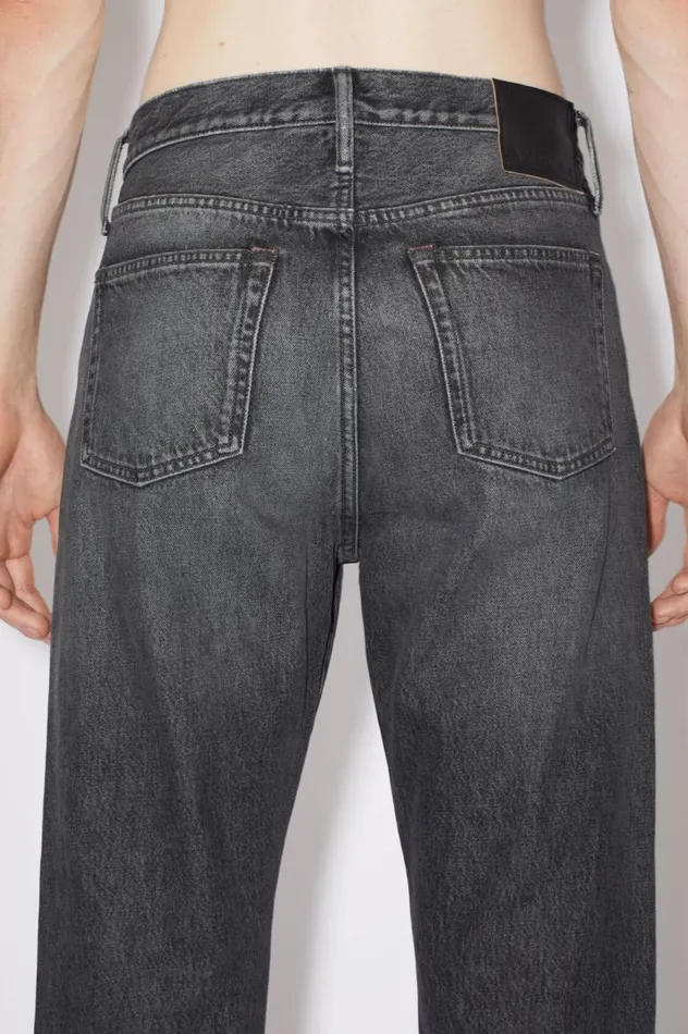 Acne Studios Regular Fit Jeans 1996 Black Men Jeans