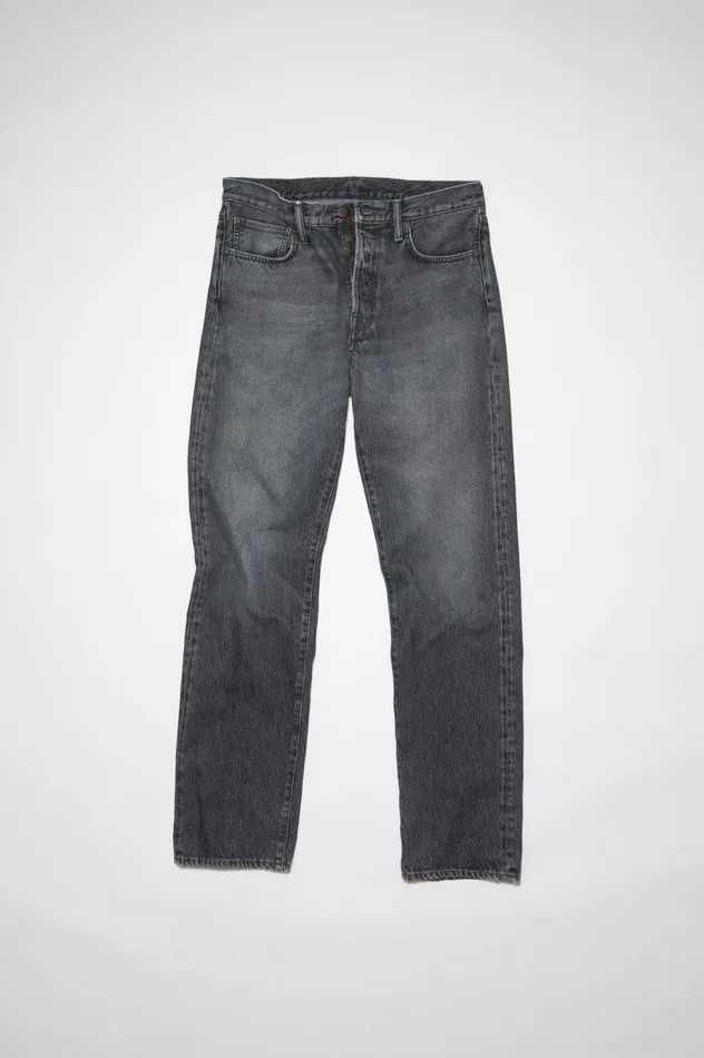 Acne Studios Regular Fit Jeans 1996 Black Men Jeans