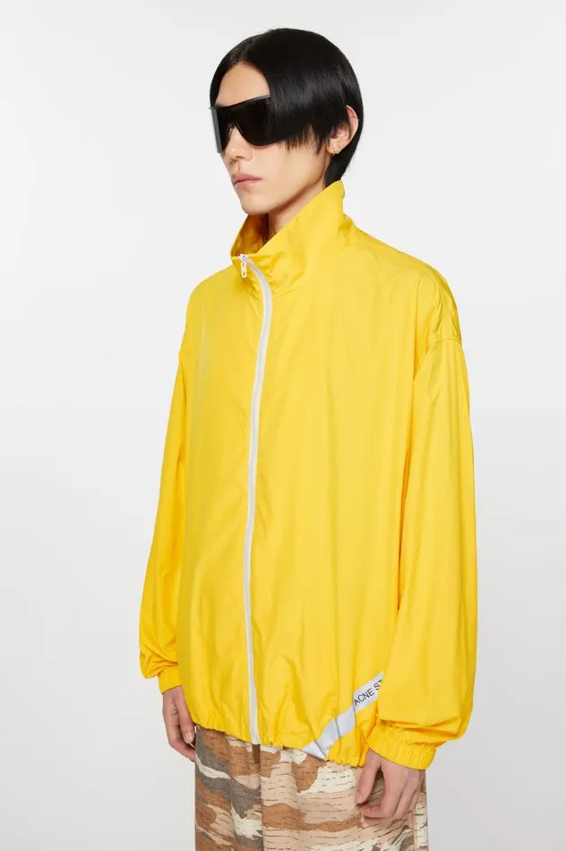 Acne Studios Ripstop Jacket Yellow Men Outerwear