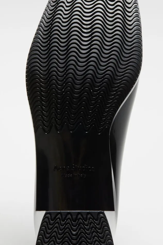 Acne Studios Rubber Ankle Boots Black Women Shoes