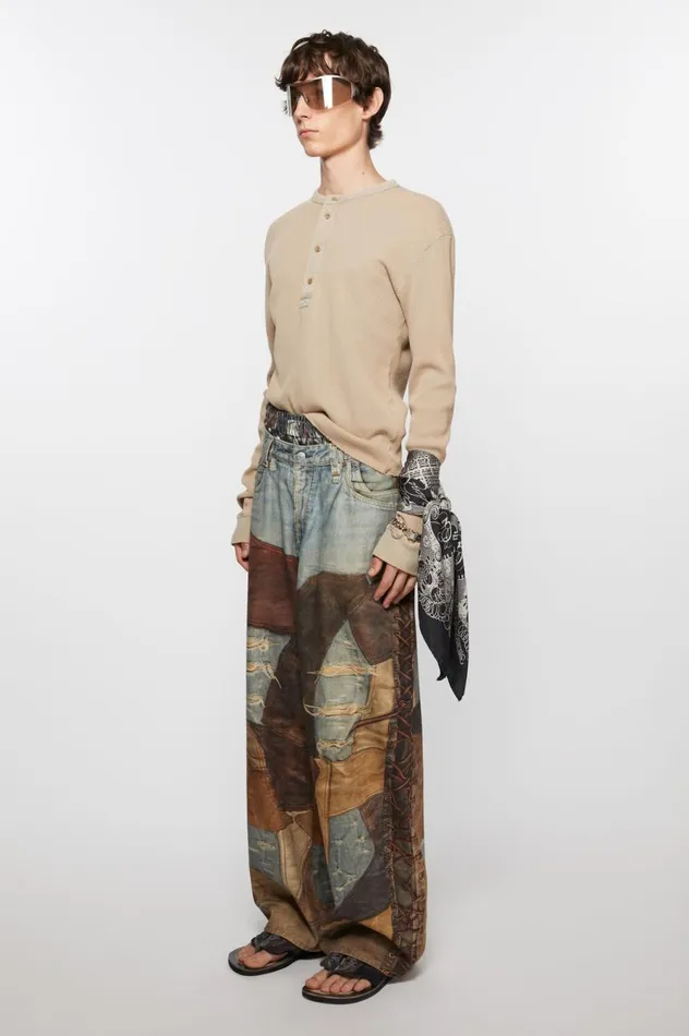Acne Studios Silk Square Scarf Black Women Scarves