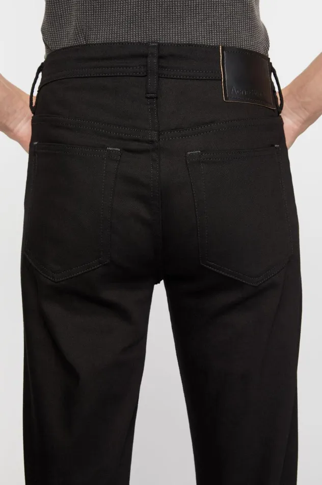 Acne Studios Slim Fit Jeans 8211 River Stay Black Men Jeans